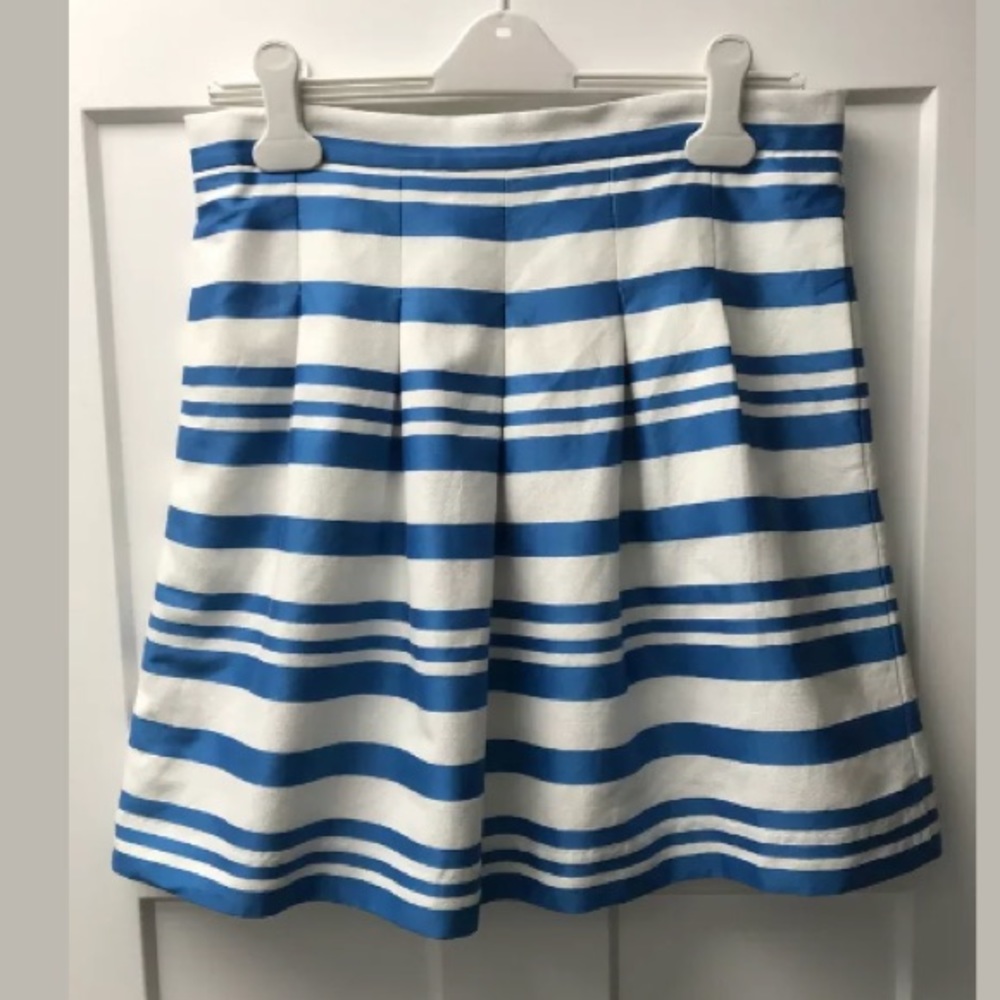 LOFT Women’s Full/Circle Striped Skirt Size 6